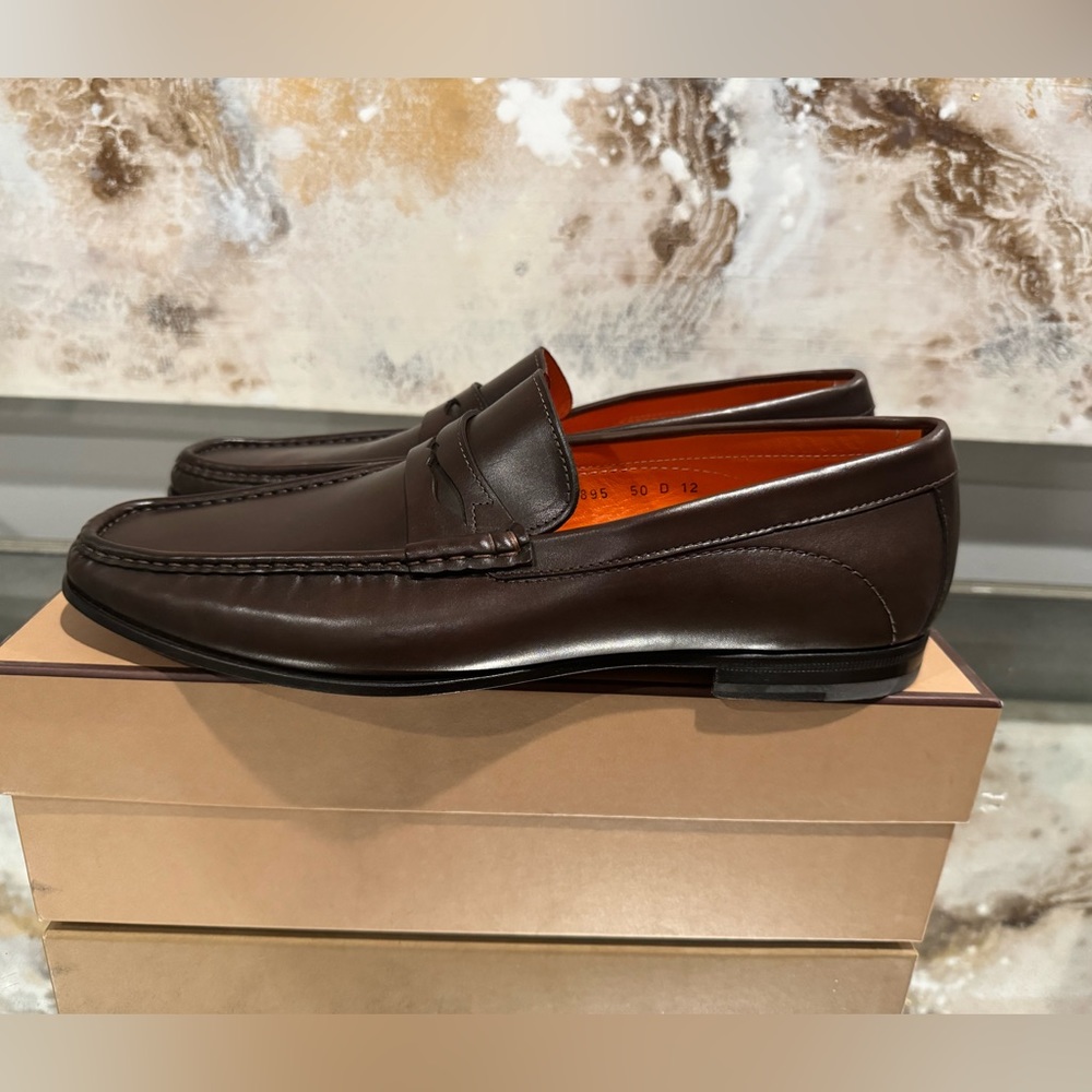 Santoni Men’s Shoes Size 12 Brown